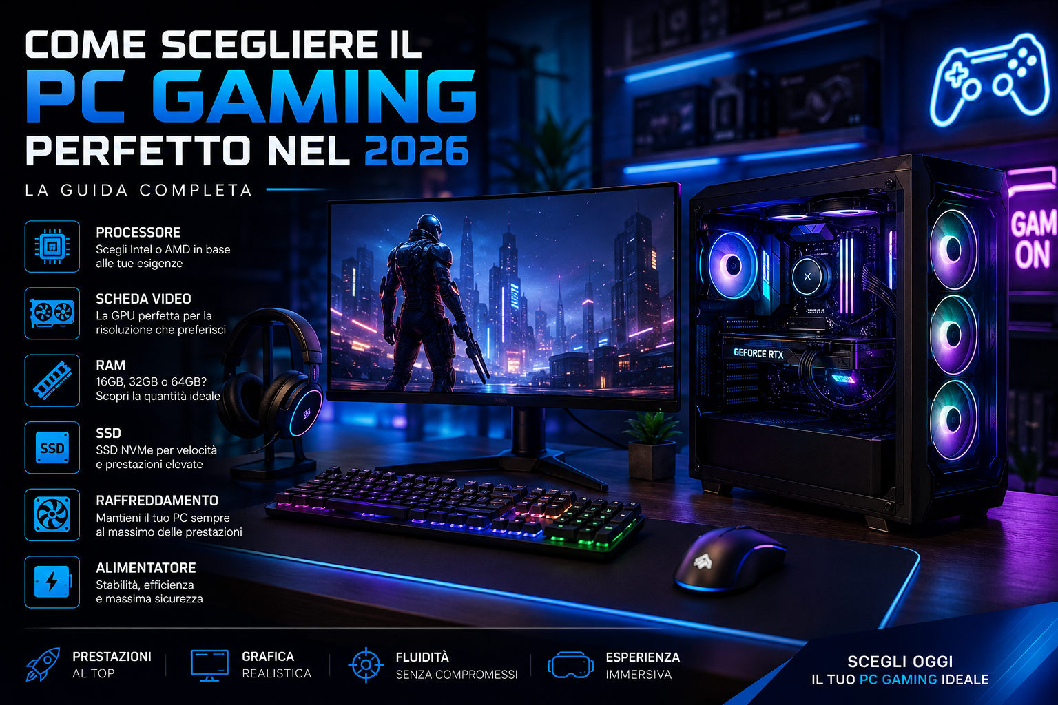 Come Scegliere il PC Gaming Perfetto nel 2026